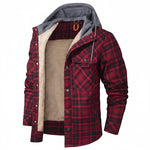 BERMONDSEY Sherpa-Lined Jacket in red