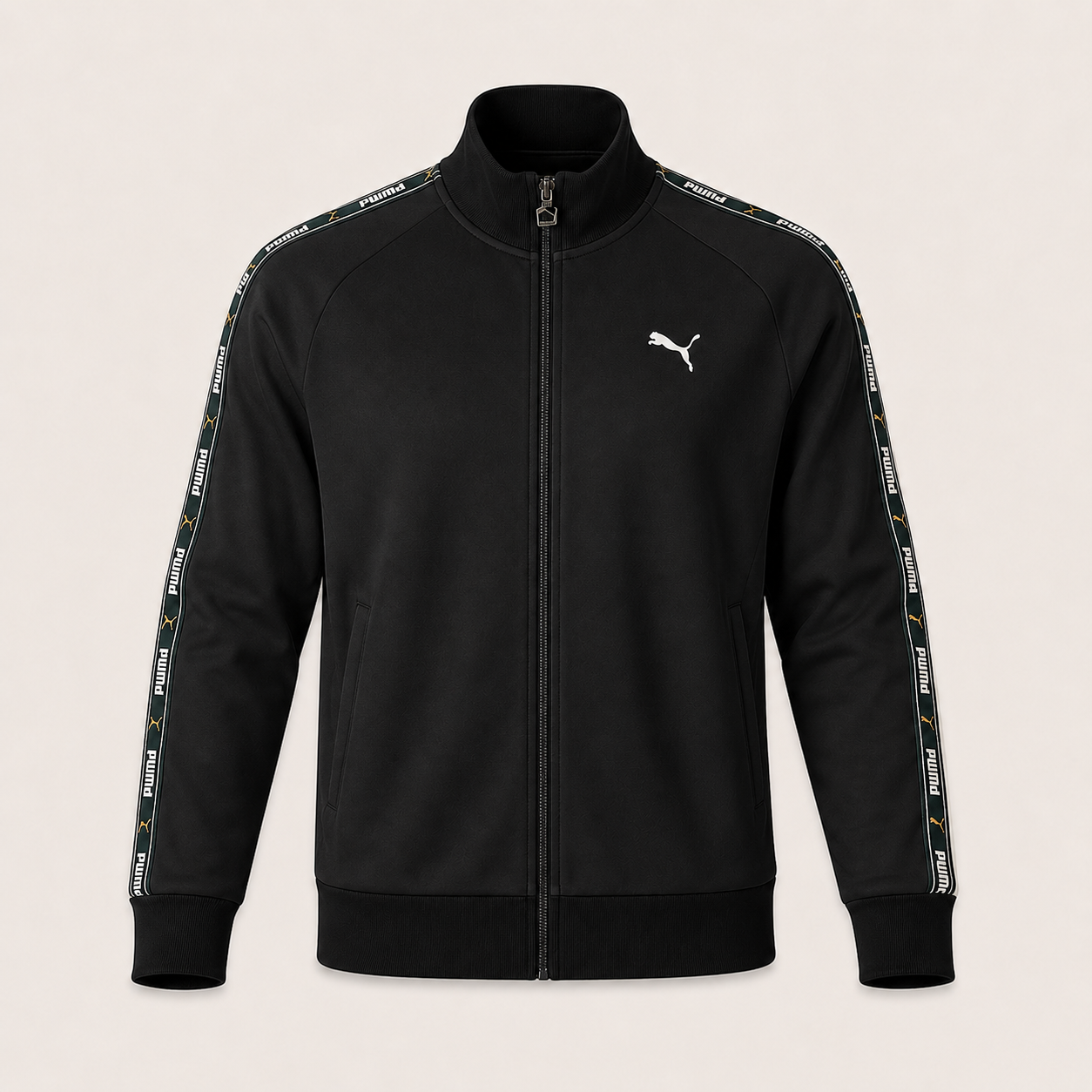Men's Retro Knit Track Jacket