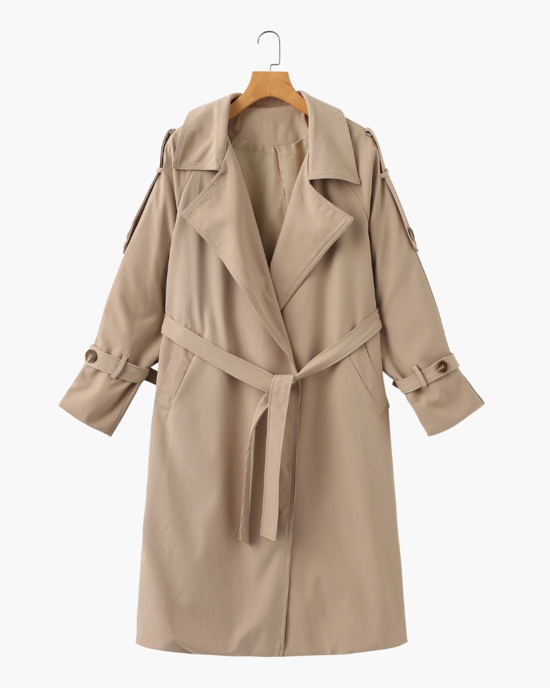 WHITEHALL Trench Coat in mocha