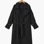 WHITEHALL Trench Coat in black