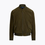 SHOREDITCH Suede-Touch Bomber, alternate view