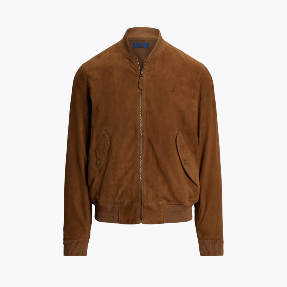 SHOREDITCH Suede-Touch Bomber, alternate view