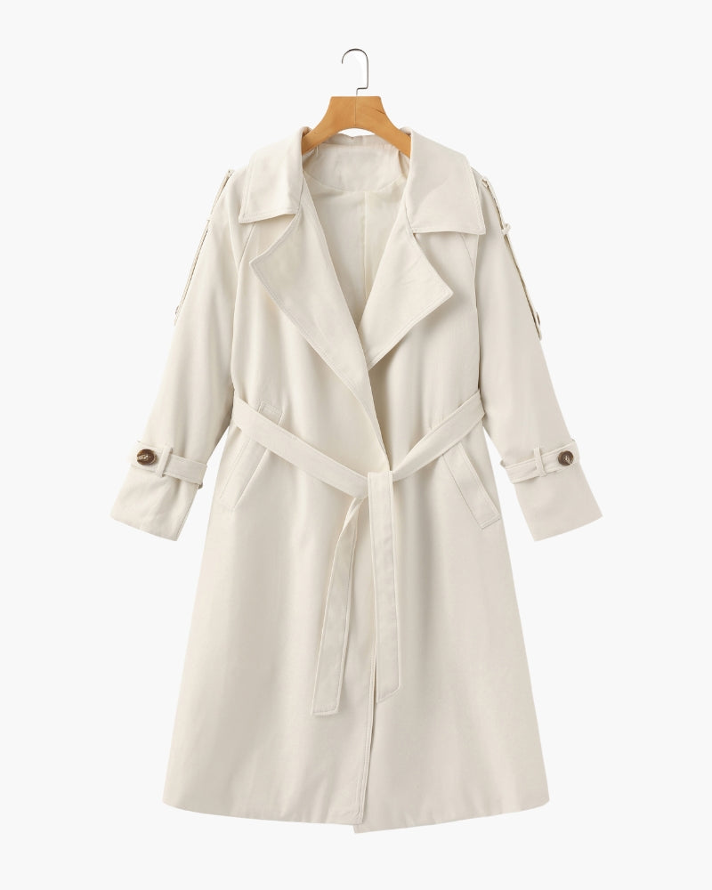 Sterling Row WHITEHALL Trench Coat in beige