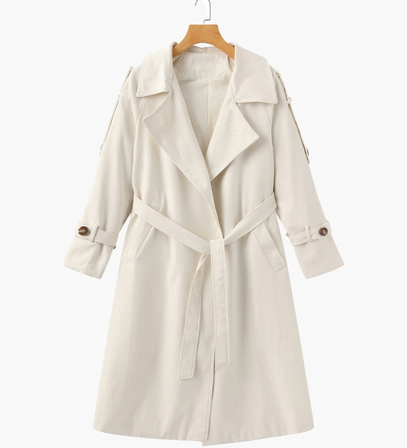 Sterling Row WHITEHALL Trench Coat in beige