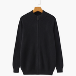 PIMLICO Ribbed Knit Vest in black, alternate view