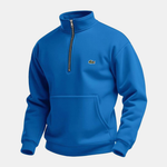FULHAM Half-Zip Sweatshirt in blue