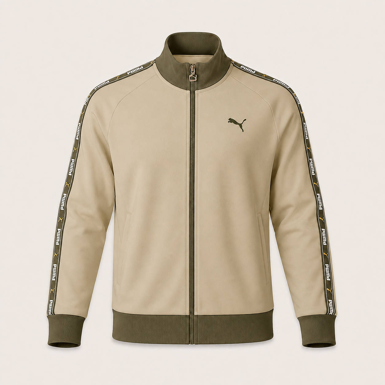 Men's Retro Knit Track Jacket