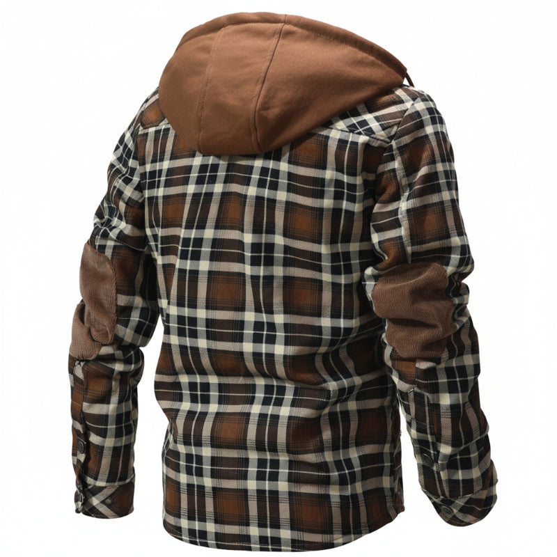 BERMONDSEY Sherpa-Lined Jacket in brown, alternate view