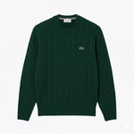 DULWICH Cable Knit Sweater in khaki