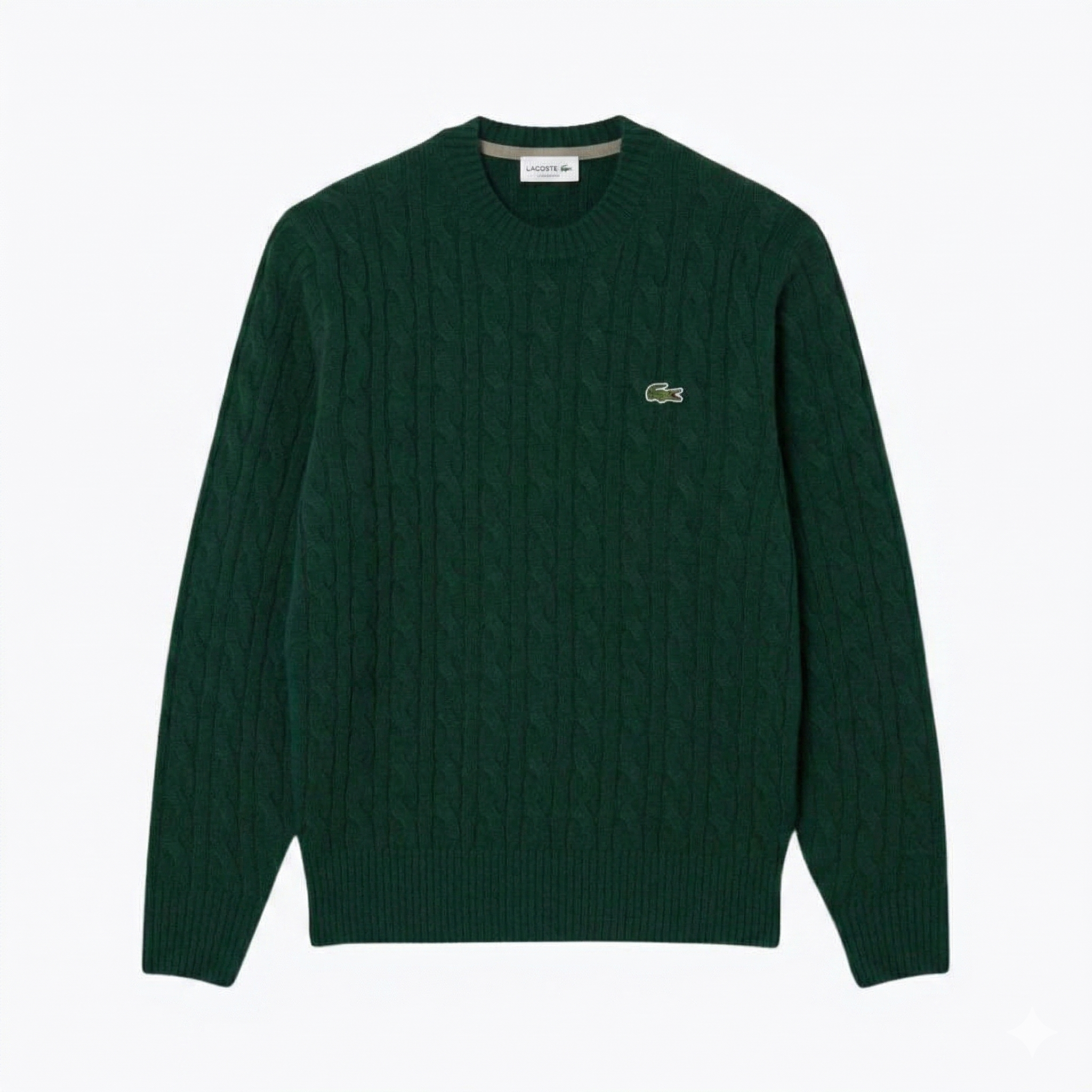 DULWICH Cable Knit Sweater in khaki