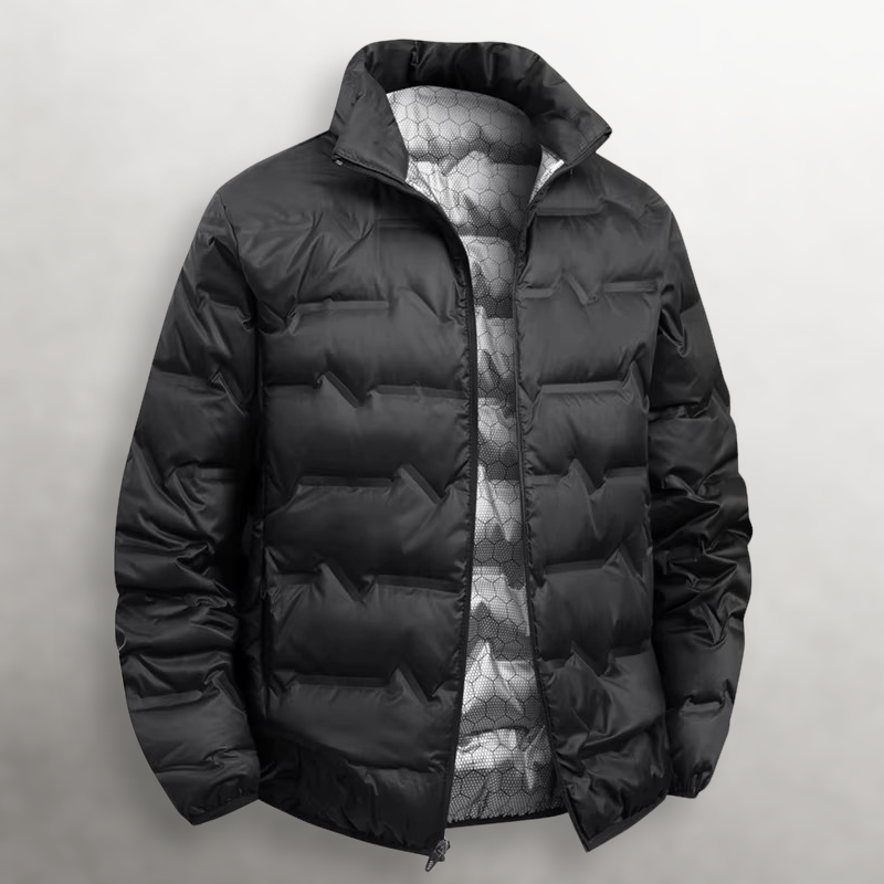 Sterling Row HAMPSTEAD Puffer Jacket in black