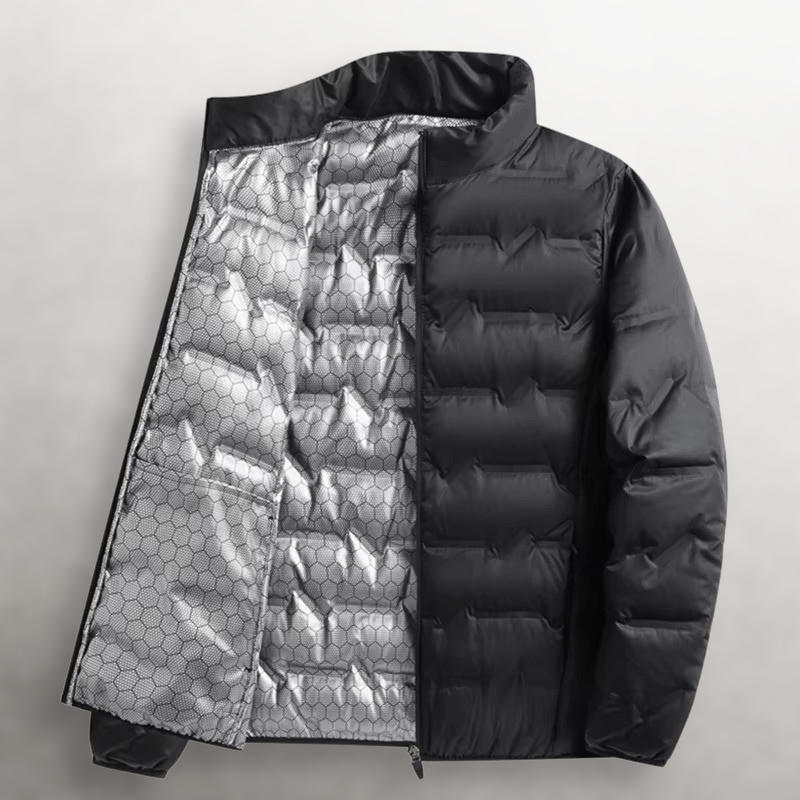HAMPSTEAD Puffer Jacket in black, alternate view