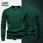 Sterling Row KENSINGTON Textured Sweater in green