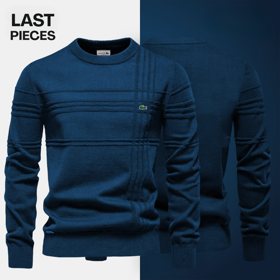 KENSINGTON Textured Sweater in navy