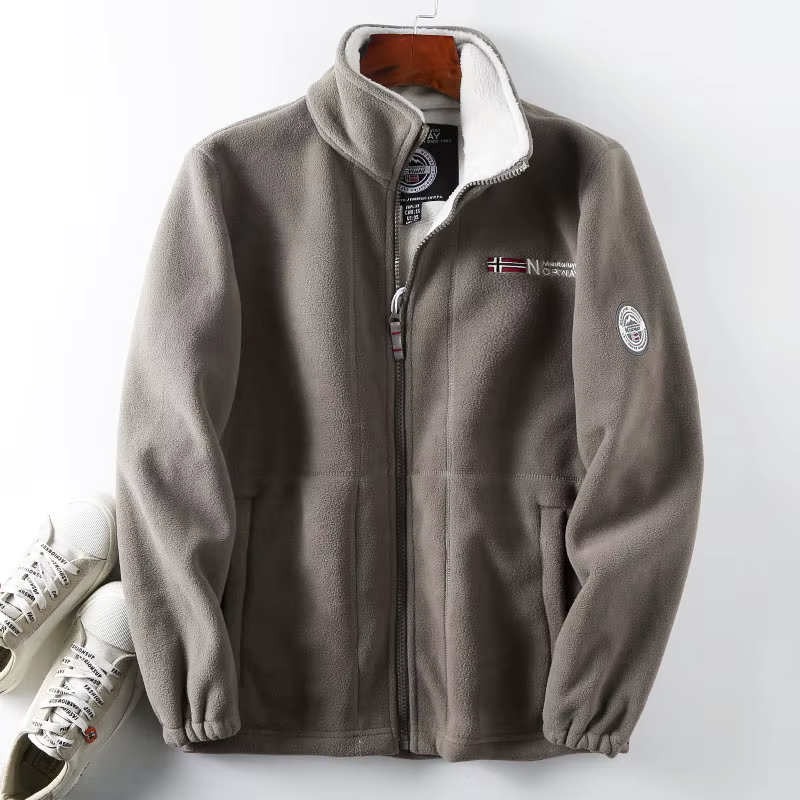 Sterling Row GREENWICH Fleece Jacket in clay