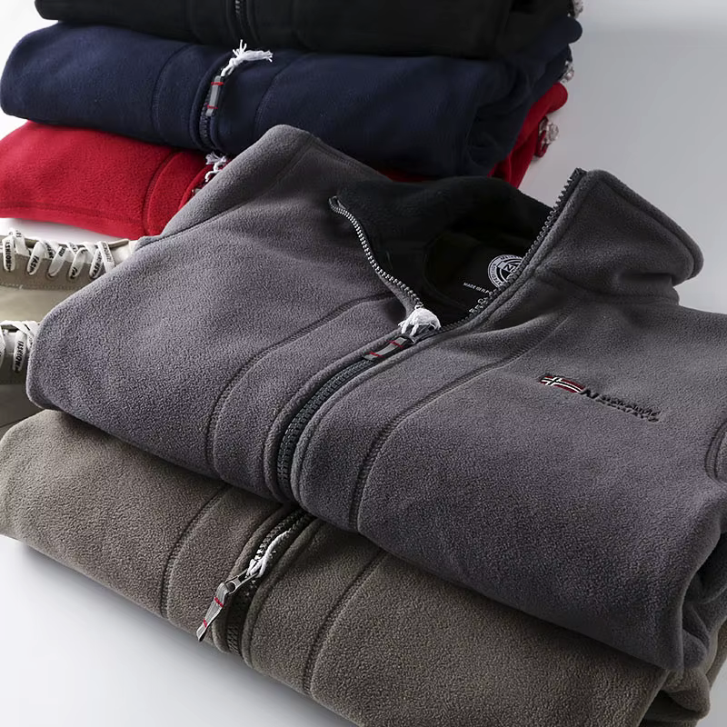 GREENWICH Fleece Jacket, close-up detail