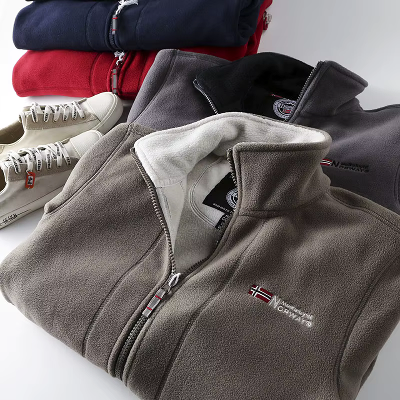 GREENWICH Fleece Jacket, close-up detail
