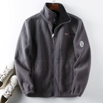 GREENWICH Fleece Jacket in grey