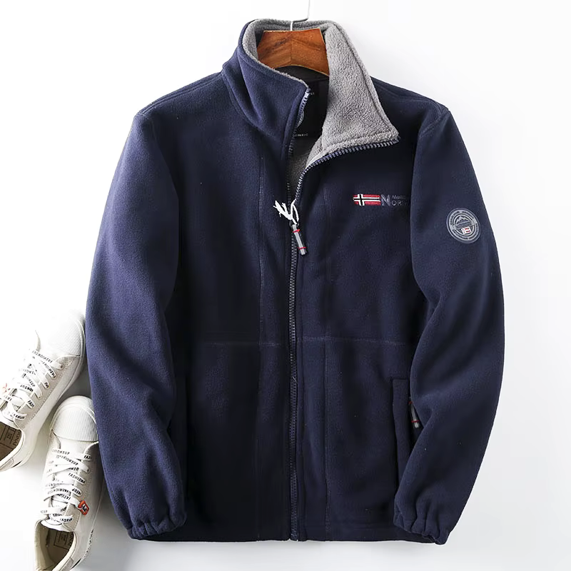 GREENWICH Fleece Jacket in navy
