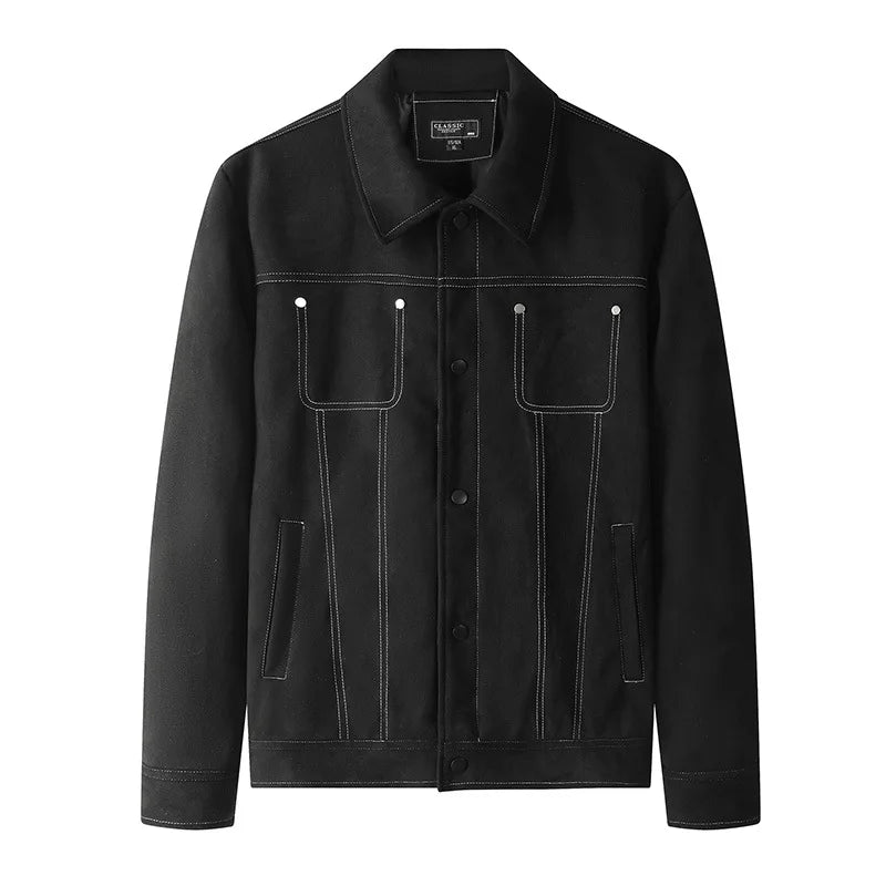 CLERKENWELL Trucker Jacket in black