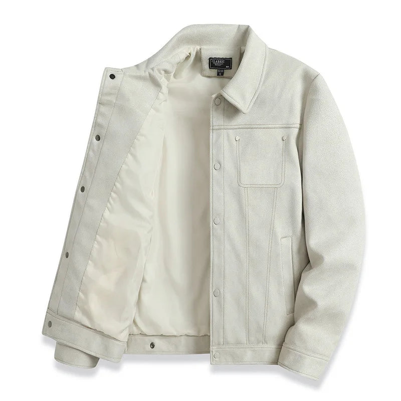CLERKENWELL Trucker Jacket in beige