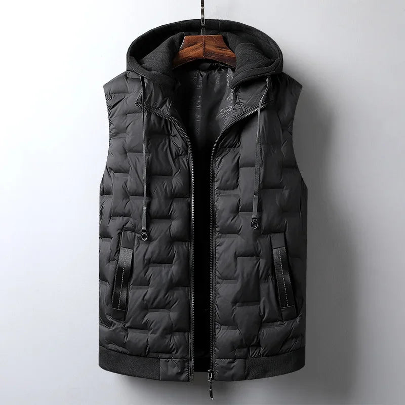 HIGHGATE Quilted Gilet in black