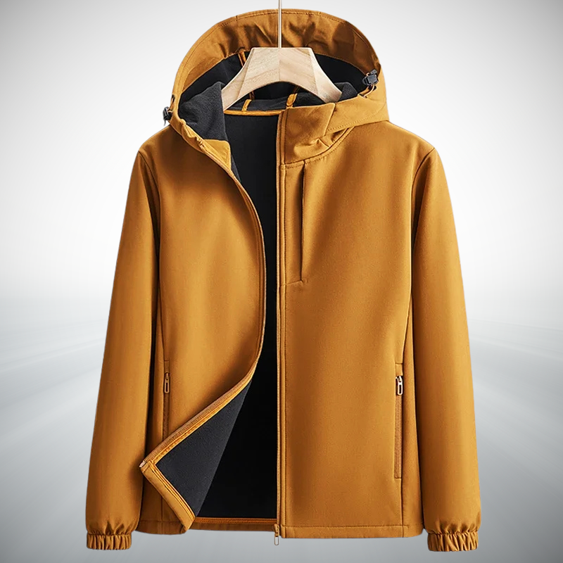 KEW Softshell Jacket in ochre