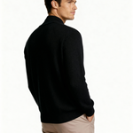 PIMLICO Ribbed Knit Vest in black, alternate view