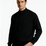 PIMLICO Ribbed Knit Vest in black
