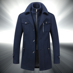 BELGRAVIA Tailored Overcoat in navy