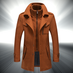 Sterling Row BELGRAVIA Tailored Overcoat in brown