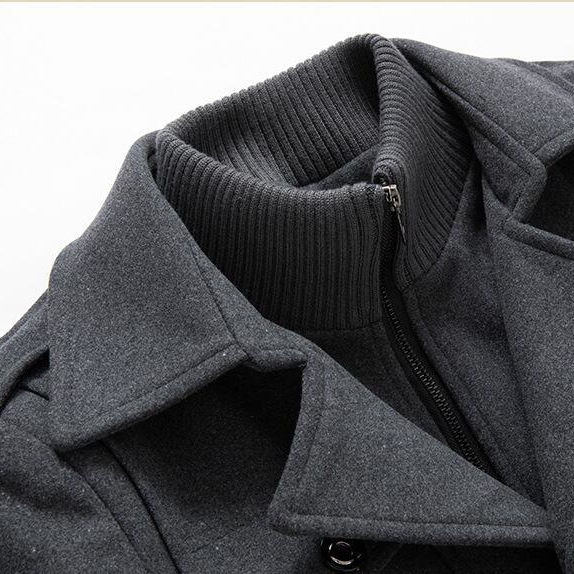 BELGRAVIA Tailored Overcoat, close-up detail