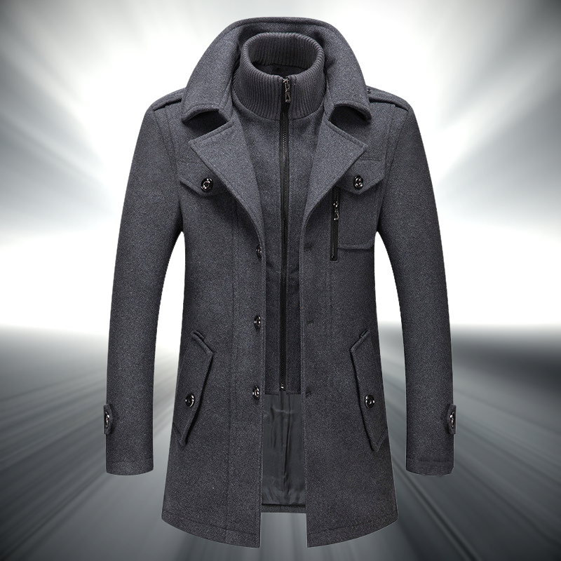 BELGRAVIA Tailored Overcoat in grey