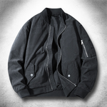 SOHO Velvet-Touch Bomber in slate grey