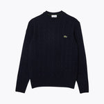 DULWICH Cable Knit Sweater in navy