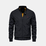 Sterling Row CAMDEN Bomber Jacket in black